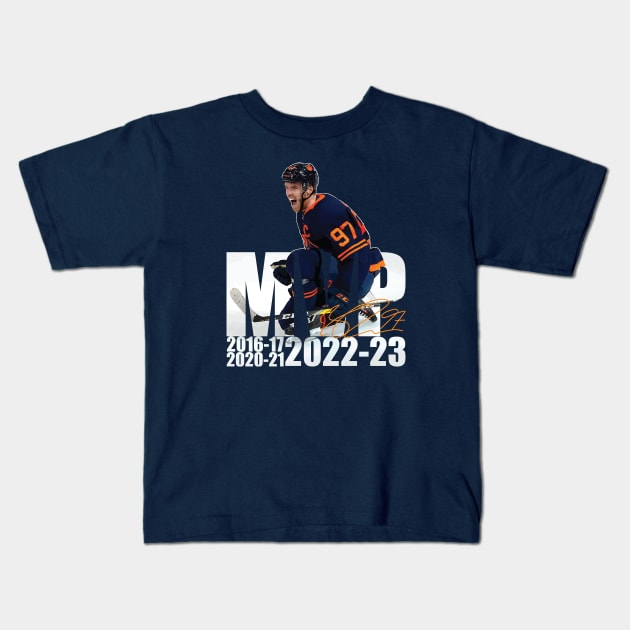 McDavid MVP 2022-23 Kids T-Shirt by Nagorniak